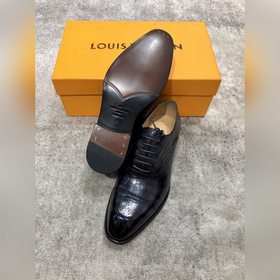 Louis Vuitton LV Классические мужские туфли Oxford для делового к