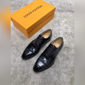 Louis Vuitton LV Классические мужские туфли Оксфорд для делового 
