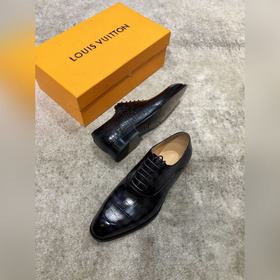 Louis Vuitton LV Классические мужские туфли Оксфорд для делового 