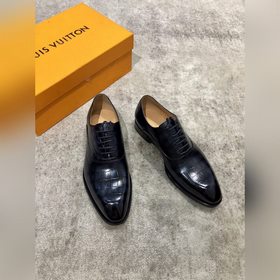 Louis Vuitton LV Классические мужские туфли Oxford для делового к
