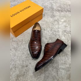 Louis Vuitton LV Классические мужские туфли Oxford для делового к