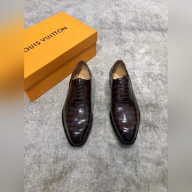Louis Vuitton LV Классические мужские туфли Oxford для делового к