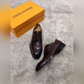 Louis Vuitton LV Классические мужские туфли Oxford для делового к