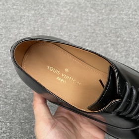 LV Классические мужские туфли Оксфорд для делового костюма. Двойн