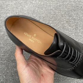 LV Классические мужские туфли Оксфорд для делового костюма. Двойн
