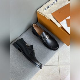Оригинальное качество Louis Vuitton LV, кожаные туфли для отдыха,