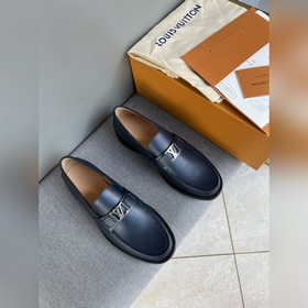 Оригинальное качество Louis Vuitton LV, кожаные туфли для отдыха,