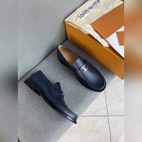 Оригинальное качество Louis Vuitton LV, кожаные туфли для отдыха,