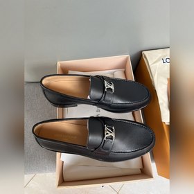 Оригинальное качество Louis Vuitton LV, кожаные туфли для отдыха,