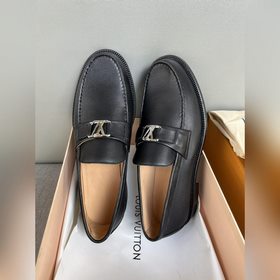 Оригинальное качество Louis Vuitton LV, кожаные туфли для отдыха,