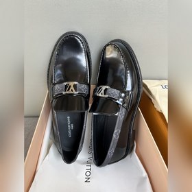 Оригинальное качество Louis Vuitton LV, кожаные туфли для отдыха,