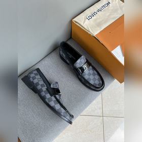 Оригинальное качество Louis Vuitton LV, кожаные туфли для отдыха,