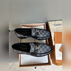 Оригинальное качество Louis Vuitton LV, кожаные туфли для отдыха,