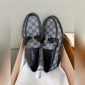 Оригинальное качество Louis Vuitton LV, кожаные туфли для отдыха,