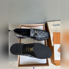 Оригинальное качество Louis Vuitton LV, кожаные туфли для отдыха,