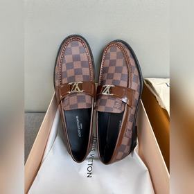 Оригинальное качество Louis Vuitton LV, кожаные туфли для отдыха,