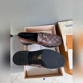 Оригинальное качество Louis Vuitton LV, кожаные туфли для отдыха,
