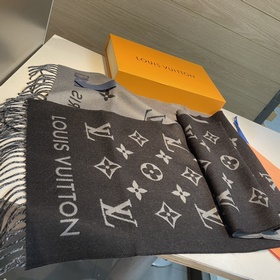 LV Louis Vuitton Официальное изображение мужского шарфа All About
