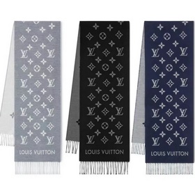 LV Louis Vuitton Официальное изображение мужского шарфа All About