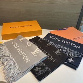 LV Louis Vuitton Официальное изображение мужского шарфа All About