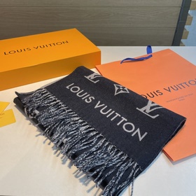 LV Louis Vuitton Официальное изображение мужского шарфа All About