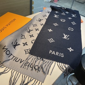 LV Louis Vuitton Официальное изображение мужского шарфа All About
