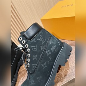 Louis Vuitton x Timberland совместная коллекция ботинок Уолт Карл