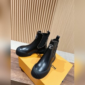 #Louis Vuitton Старый узор, толстая подошва, короткие ботинки, че