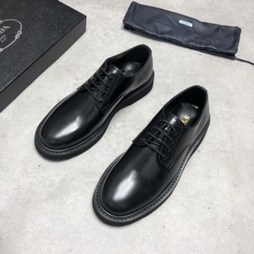 Prada/Прада, формальные туфли на толстой подошве, модель из фирме