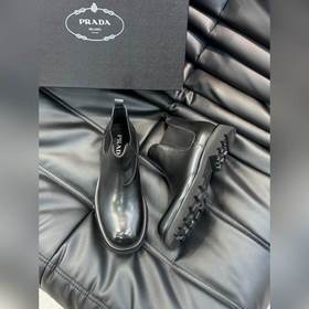 Высококачественные мужские высокие ботинки Prada с классическим к