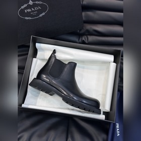 Высококачественные мужские высокие ботинки Prada с классическим к