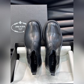 Высококачественные мужские высокие ботинки Prada с классическим к