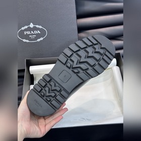 Высококачественные мужские высокие ботинки Prada с классическим к