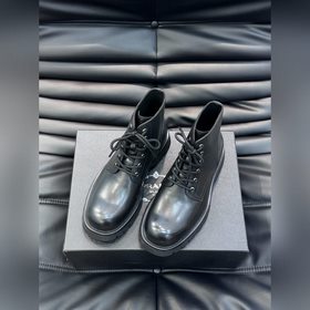 Высококачественные мужские высокие ботинки Prada с классическим к