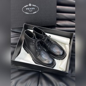 Высококачественные мужские высокие ботинки Prada с классическим к