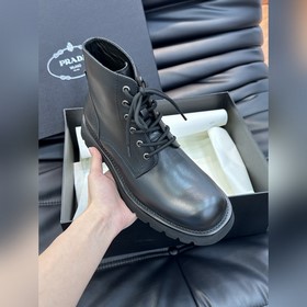 Высококачественные мужские высокие ботинки Prada с классическим к