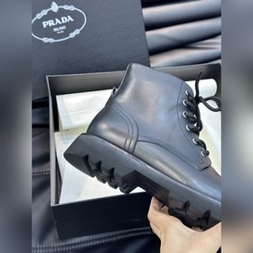 Высококачественные мужские высокие ботинки Prada с классическим к