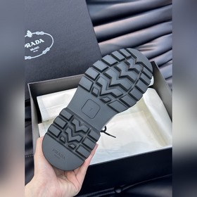 Высококачественные мужские высокие ботинки Prada с классическим к