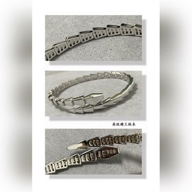 Материал V-Gold 8780320, версия Premium. Браслет Bulgari с гладко