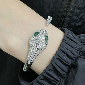 Айкин 2140290 Bulgari высококачественное зеленое кольцо с бриллиа