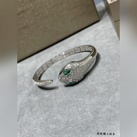 Айкин 2140290 Bulgari высококачественное зеленое кольцо с бриллиа