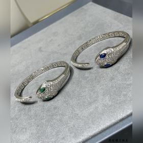 Айкин 2140290 Bulgari высококачественное зеленое кольцо с бриллиа