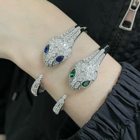 Айкин 2140290 Bulgari высококачественный браслет с открытой змеей