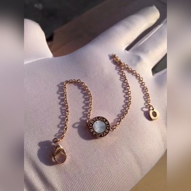 Двусторонний вращающийся браслет Bulgari из черно-белой керамики 