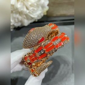 (Реальная цена) Материал： 2140360. Браслет Bulgari из оранжевого 