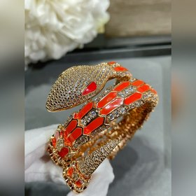 (Реальная цена) Материал： 2140360. Браслет Bulgari из оранжевого 