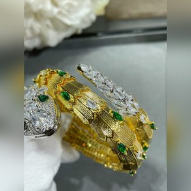 Материал： ажурный металл. Браслет Bulgari с тремя звеньями в форм