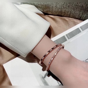 Bulgari Модный браслет в форме змеи, высококачественное изготовле
