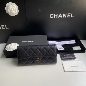【Высококачественный оригинал】 CHANEL Классический длинный кошеле