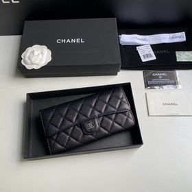 【Высококачественный оригинал】 CHANEL Классический длинный кошеле